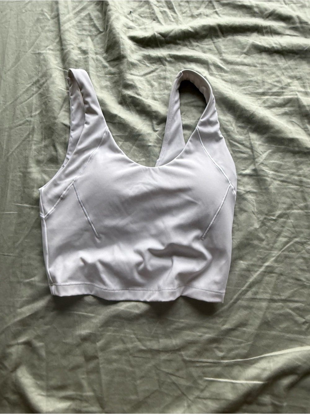 CALIA by Carrie Underwood White Scoop-Neck Crop Sports Bralette